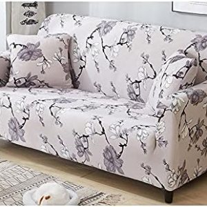 GWTYR Fundas para sofá de 2341 plaza, en forma de L, protectores de muebles de gatos, funda protectora elástica estampada para sofá de sala de estar GWTYR Fundas para sofá de 2341 plaza, en forma de L, protectores de muebles de gatos, funda protectora elástica estampada para sofá de sala de estar