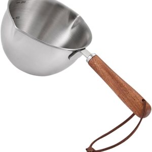 NOLITOY cacerola de salsa de mantequilla olla de acero inoxidable olla de doble pico verter olla de aceite verter aceite pequeño wok con mango NOLITOY cacerola de salsa de mantequilla olla de acero inoxidable olla de doble pico verter olla de aceite verter aceite pequeño wok con mango