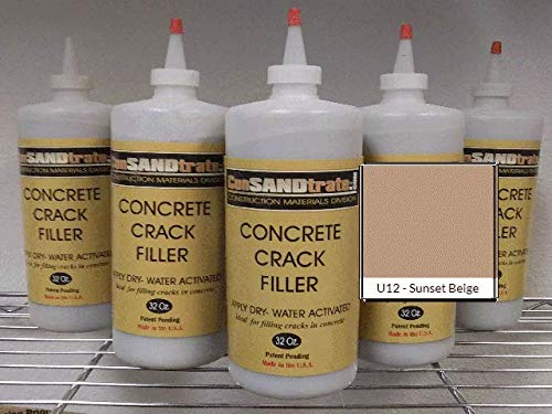 Llenador de grietas de hormigón Stianed – Sunset Beige – Botella de 3 libras