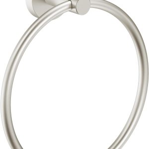 Toallero de anillo de baño, moderno anillo de toalla de mano de baño, colgadores de cocina para pared, níquel cepillado de acero inoxidable pesado Toallero de anillo de baño, moderno anillo de toalla de mano de baño, colgadores de cocina para pared, níquel cepillado de acero inoxidable pesado