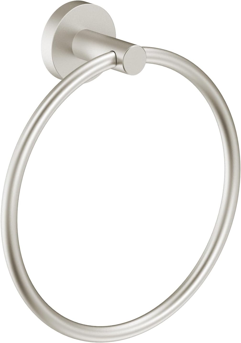 Toallero de anillo de baño, moderno anillo de toalla de mano de baño, colgadores de cocina para pared, níquel cepillado de acero inoxidable pesado
