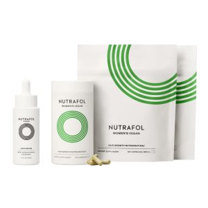 Nutrafol Suplementos veganos para el crecimiento del cabello y suero capilar para mujeres, de 18 a 44 años, a base de plantas y clínicamente probado Nutrafol Suplementos veganos para el crecimiento del cabello y suero capilar para mujeres, de 18 a 44 años, a base de plantas y clínicamente probado