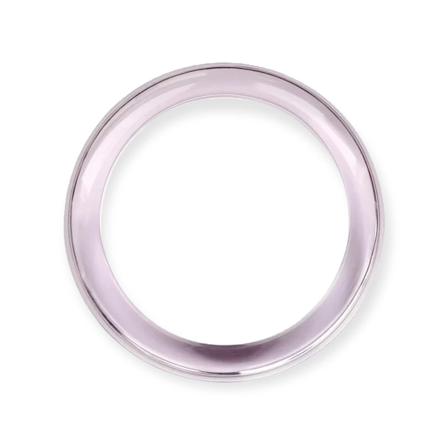 Resin Bangle – Acrylic Bracelet – Transparent With A Hint of Color (Purple)