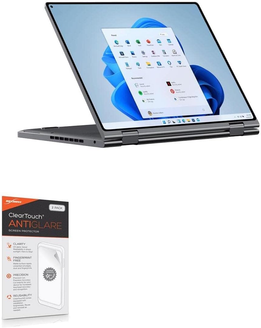 BoxWave Protector de pantalla compatible con Chuwi MiniBook X  ClearTouch Anti-reflejo (2 unidades), antihuellas mate para Chuwi MiniBook X