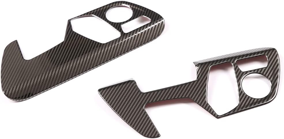 Cubierta de panel de botón de ajuste de asiento para Toyota Supra GR A90 A91 MK5 2018-2022, cubierta de panel de interruptor de botón de ajuste de