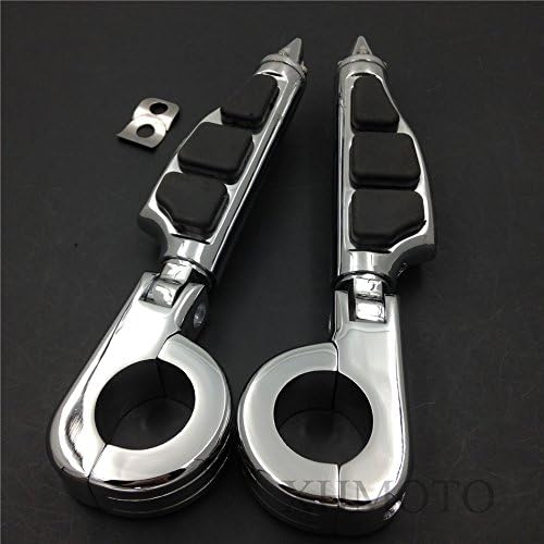 SMT-1 12″ Highway Stiletto 4475 Pinzas de pie P-Abrazaderas compatibles con Harley Sportster Touring B00Y43O0CI