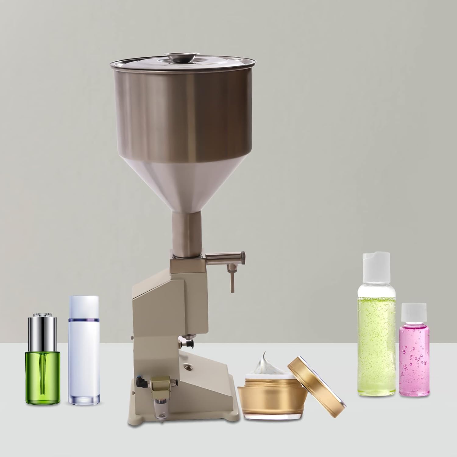 Máquina de llenado de líquidos de pasta neumática, máquina de llenado de botellas, máquina de llenado de botellas de acero inoxidable de 0.3-3.4fl