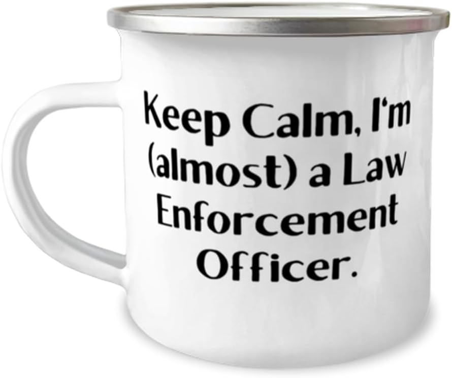 Unique Idea Law enforcement officer Gifts, Keep,), Law enforcement officer 12oz Camper Mug From Coworkers, Gifts For Coworkers, Police, Gift ideas