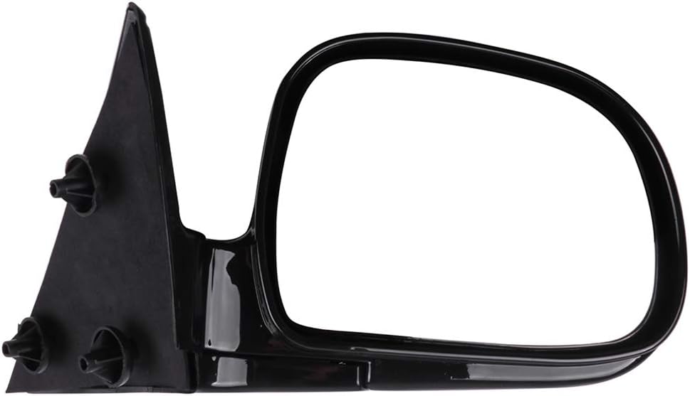 SCITOO Espejo lateral manual plegable negro retrovisor lateral compatible con Chevy Blazer 94-98 94-98 GMC Jimmy S-15 Sonoma 96-98 Isuzu Hombre