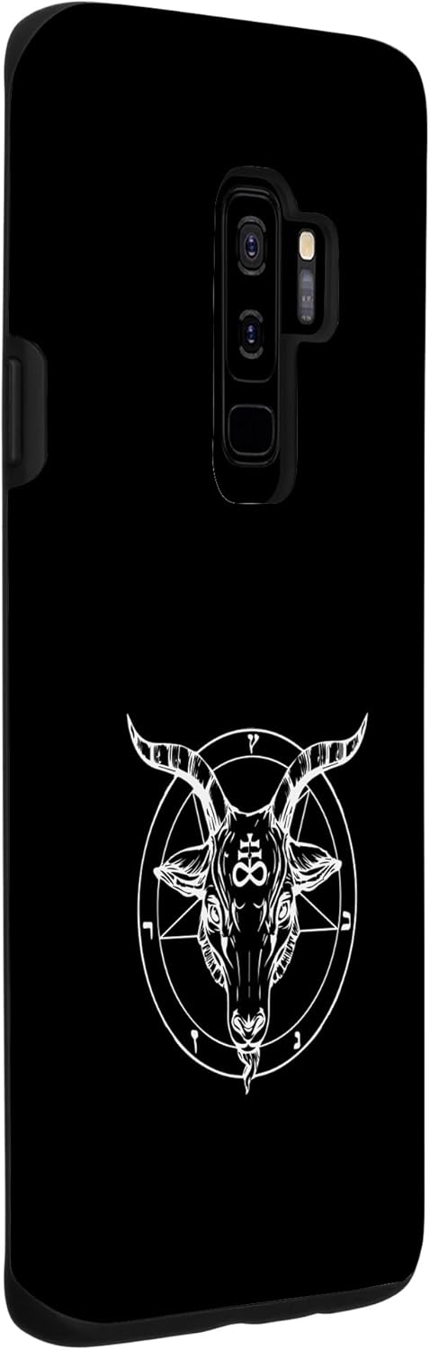 Galaxy S9+ Traditional Gothic Baphomet Occult Symbol Case