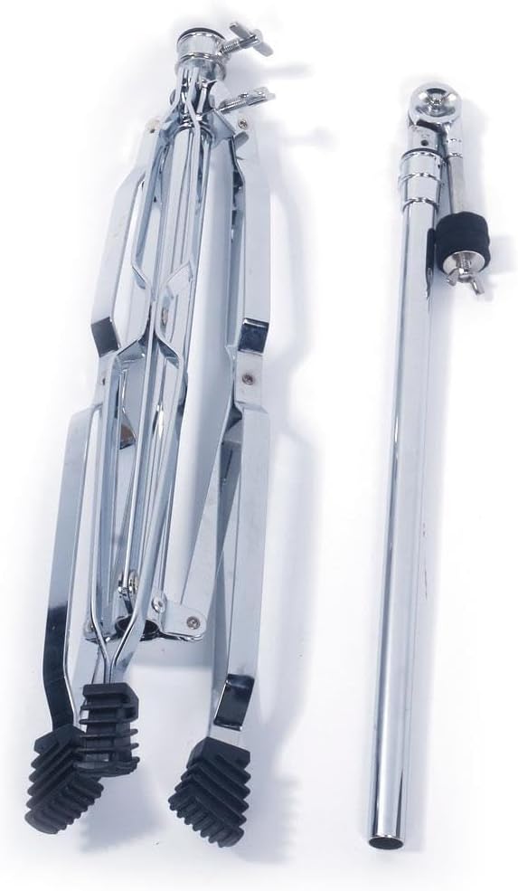 Altura ajustable doble apoyado Hola sombrero platillo tambor soporte Hi-Hat Mount