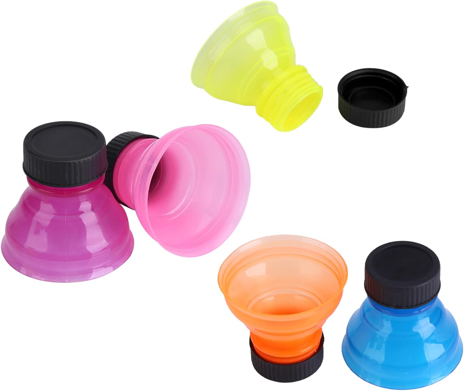 6 tapas reutilizables para botellas de latas a presión para tapa, reutilizables, para picnic, playa, reunión familiar, fiesta, se puede utilizar