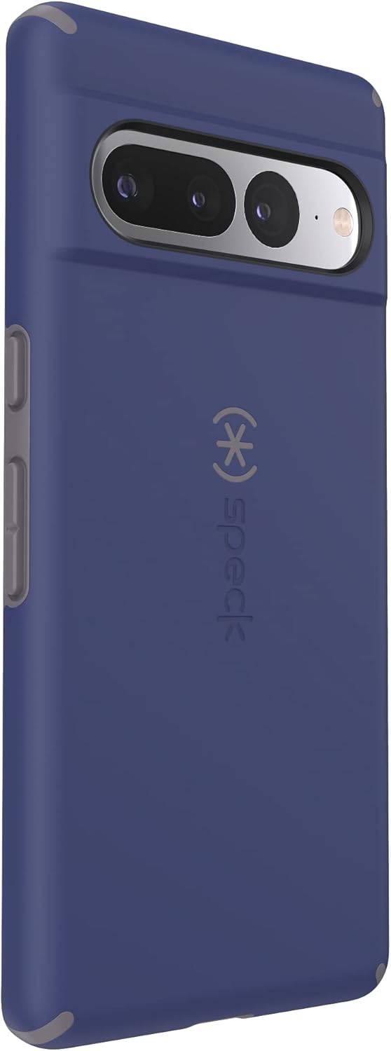 Speck Productos IMPACTHERO – Funda para Google Pixel 7 Pro, azul prusiano, gris nublado