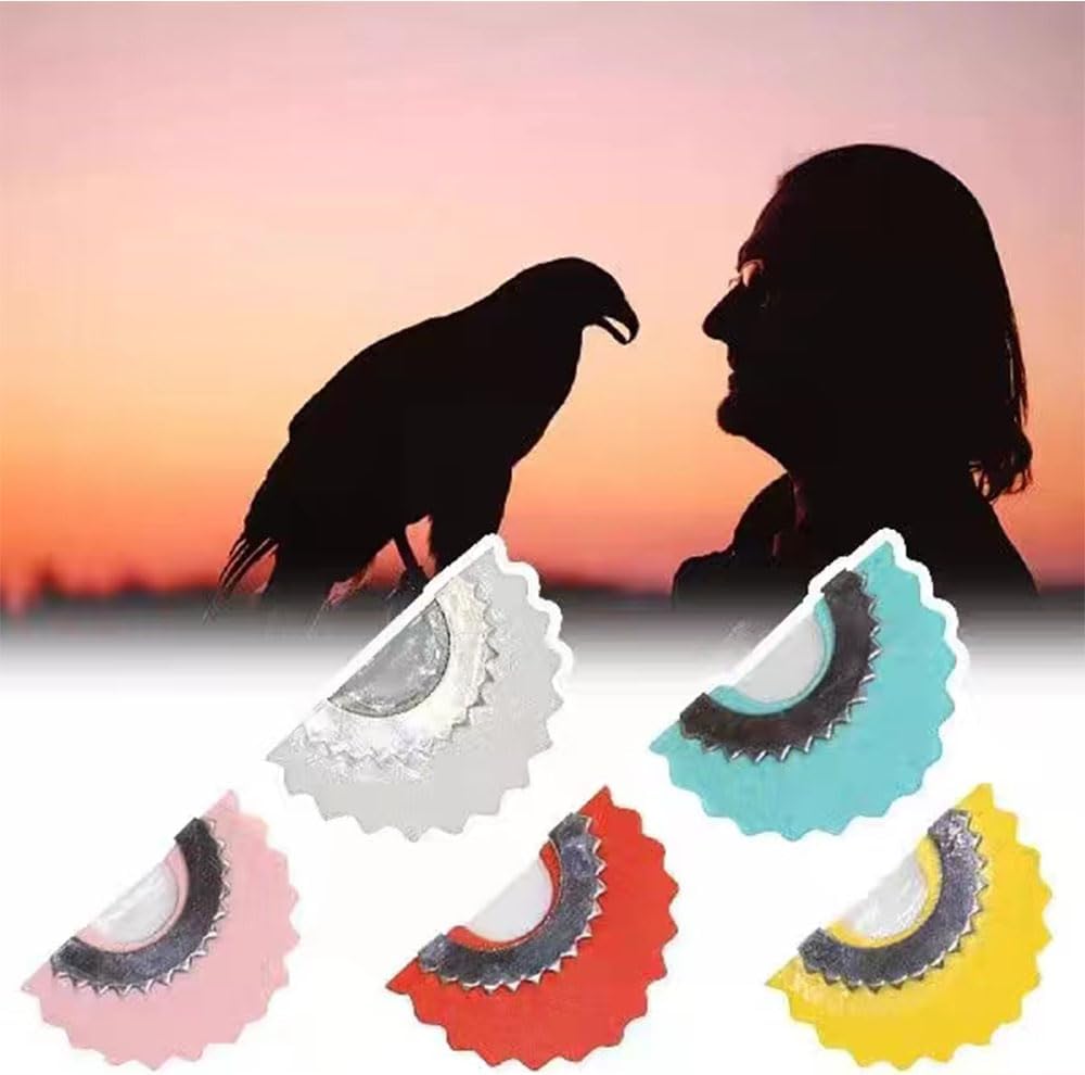 Silbato de pájaro 5 piezas mágico divertido pájaro llamador lengua silbato curruca original magia tweeting juguetes trucos mordaza, 5 colores