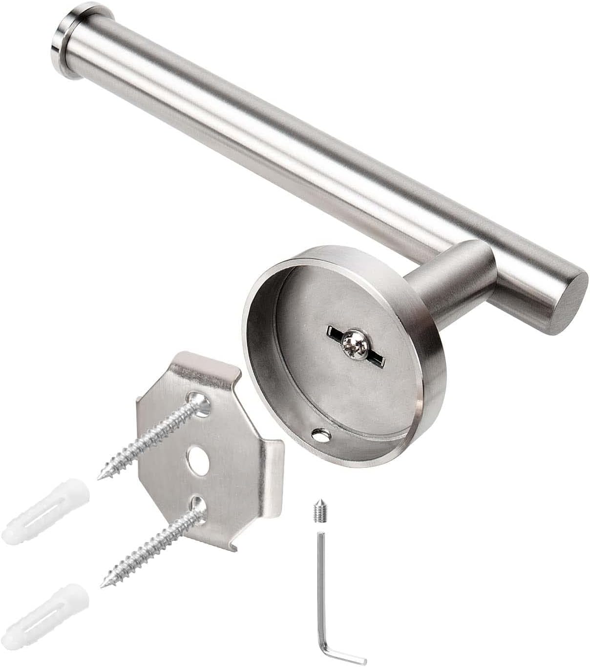 NearMoon Portarrollos de papel higiénico para baño, acero inoxidable SUS304 de alta calidad, para montaje en pared, para baño, cocina (paquete de