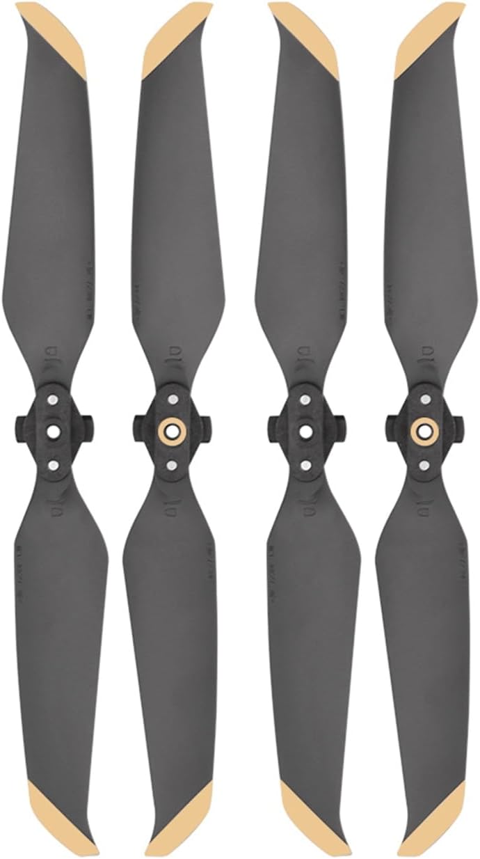 Hélices de bajo ruido para D-JI Mavic Air 2AIR 2S 7238 Props Blade plegable liberación rápida cinta mágica correas accesorio (color  2 pares