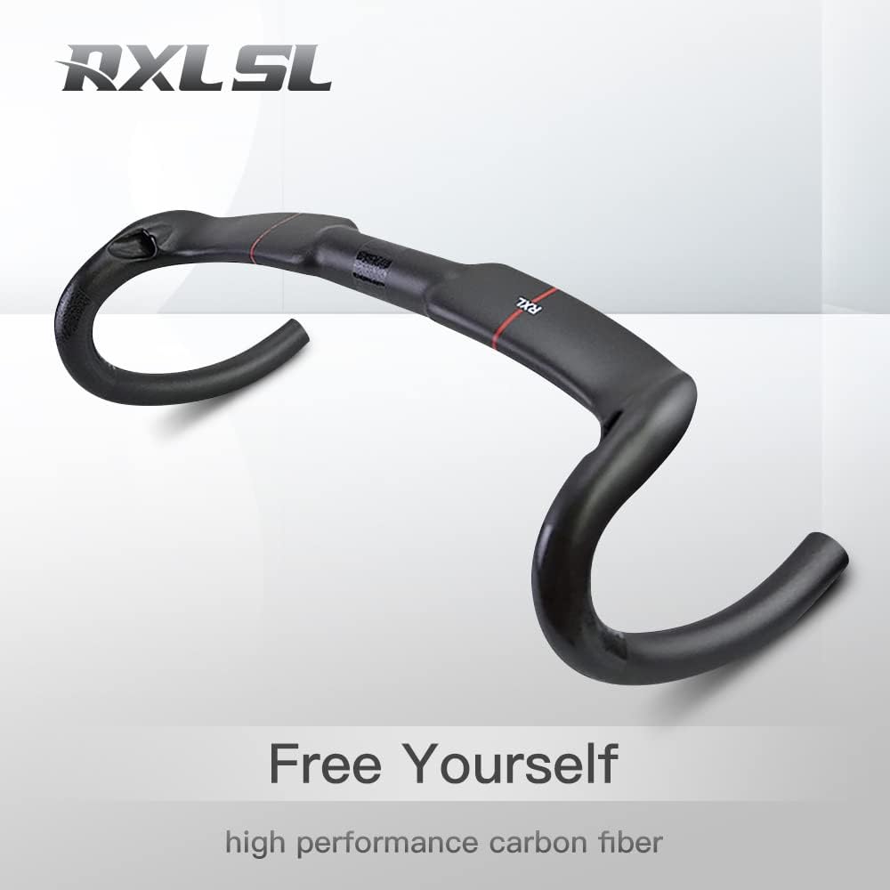 Manillar RXL SL de carbono para bicicleta de carretera, 3.18 cm, 40 cm, 42 cm, 44 cm (31,8 mm, barra curva para manillas de bicicleta, de 400, 420 y