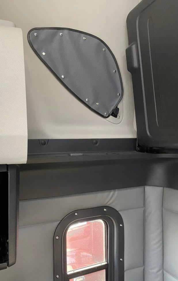 Freightliner Cascadia – Cortina para ventana superior, cubierta de ventana, cubierta de ventana para camión. Juego de 2
