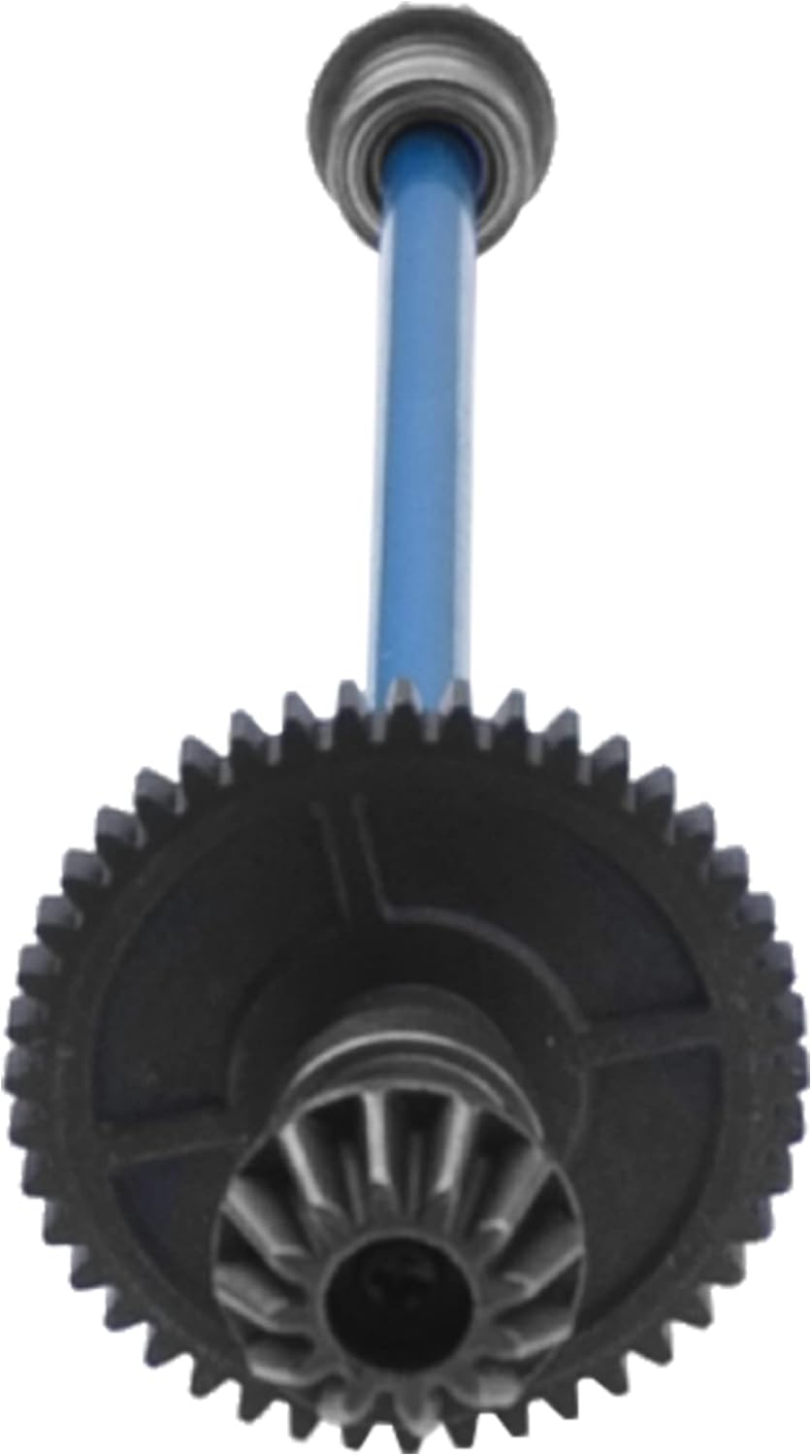 Eje central de transmisión central de metal para automóvil a control remoto con engranaje de motor 27T, pieza de actualización compatible con Wltoys