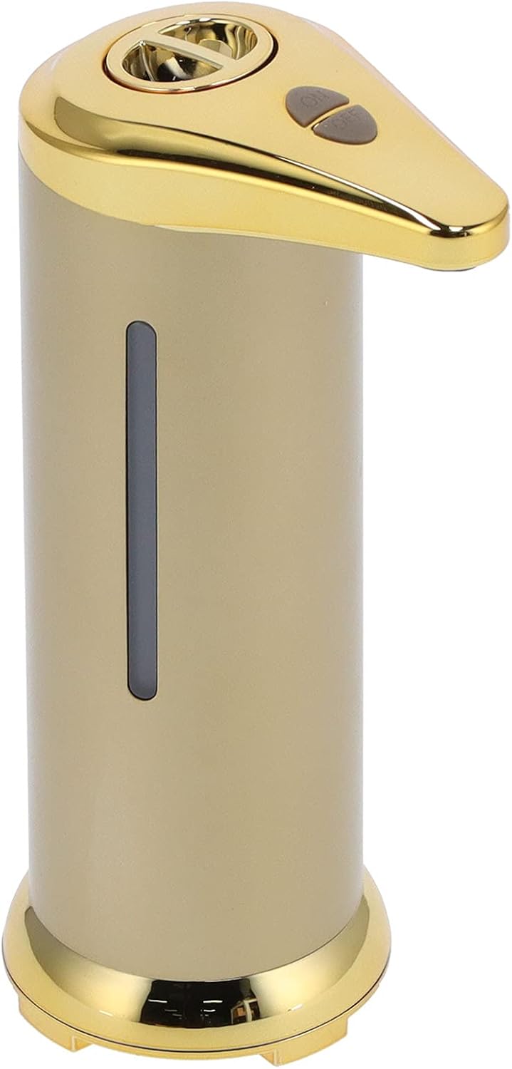 Dispensador automático de jabón líquido de 8.5 fl oz, sensor infrarrojo sin contacto, dispensador automático de jabón líquido, manos para cocina,