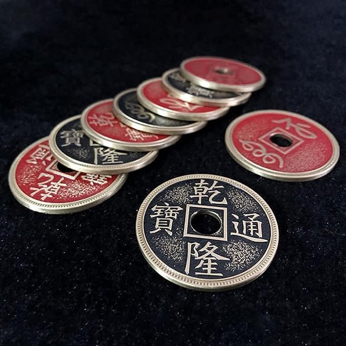 Super Chino Juego de Monedas Trucos de Magia Morgan Tamaño Moneda Desvanecer Mago Mago de Cerca Ilusiones Trucos Mentalismo Props