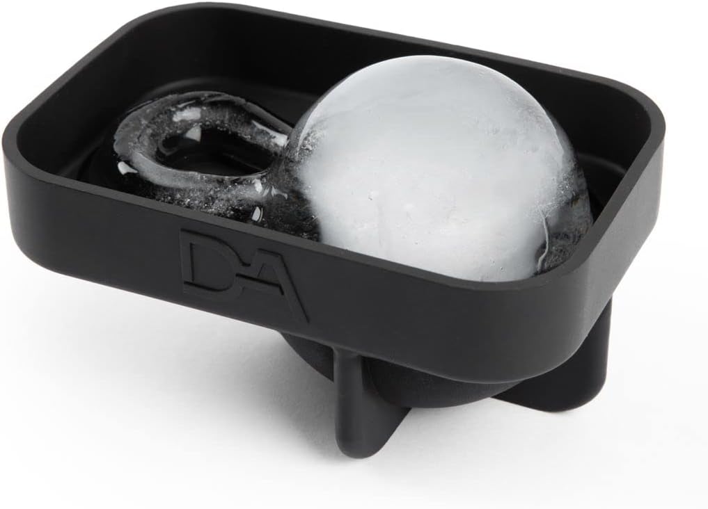 Molde de silicona para cubitos de hielo y whisky con pesas rusas (paquete de 2) para bebidas de fusión lenta, sin fugas, hielo para cócteles,
