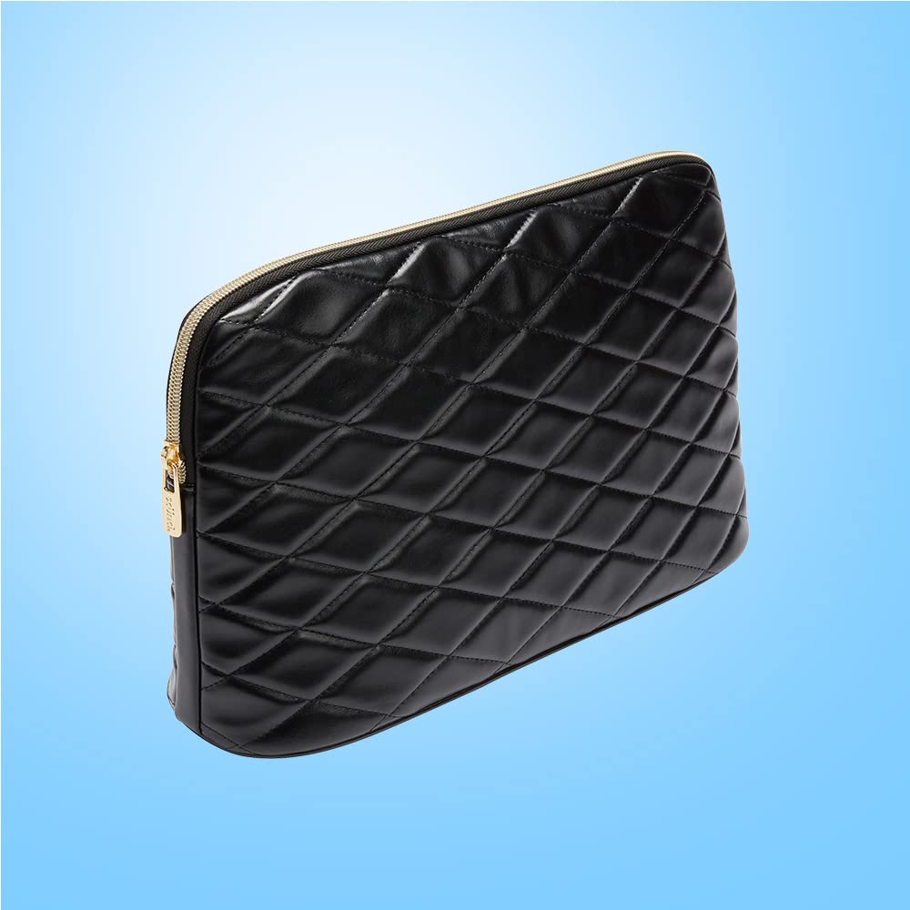 Conair Bolsa de maquillaje, bolsa de cosméticos, ideal para brochas de maquillaje o cosméticos, tamaño perfecto para bolsa de mano o de mano, forma