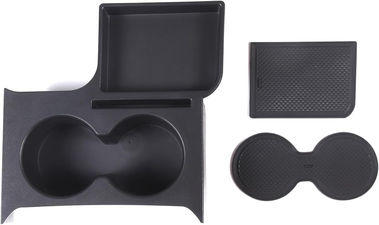 Aunginsy Soporte para taza de consola central compatible con Ford Maverick 2022 2023 2024, caja de reposabrazos de asiento delantero, soporte de