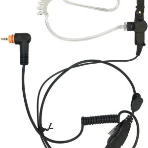 PROMAXPOWER Auricular de tubo transparente acústico de seguridad FBI de 1 cable con micrófono PTT para radios bidireccionales Motorola PMLN7157A, PROMAXPOWER Auricular de tubo transparente acústico de seguridad FBI de 1 cable con micrófono PTT para radios bidireccionales Motorola PMLN7157A,