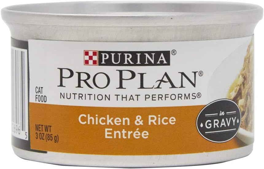 Nestle Petcare Pro Plan – Entree de pollo y arroz para gatos adultos, 1 unidad, talla única