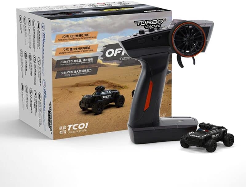 176 RC Truck Car Turbo Racing C82 RTR Kit Juguetes Off-Road Car Full Proporcional con Control Remoto RC Mini Car