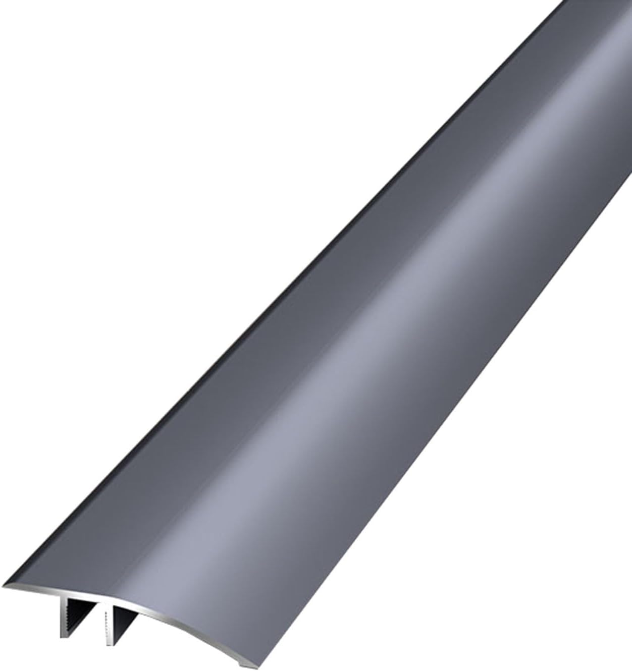 Tira de umbral de transición de piso de aluminio de madera a azulejo, tira de unión de costura de piso, para interiores o exteriores, baño, puertas,