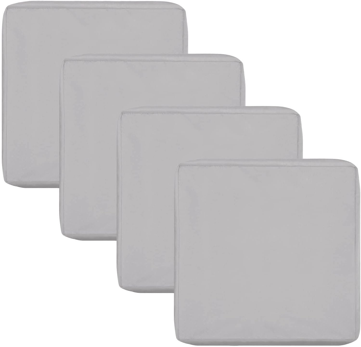 OutdoorLines Fundas de cojín de repuesto para asiento de patio, funda de cojín impermeable para muebles de exterior, funda de cojín antideslizante