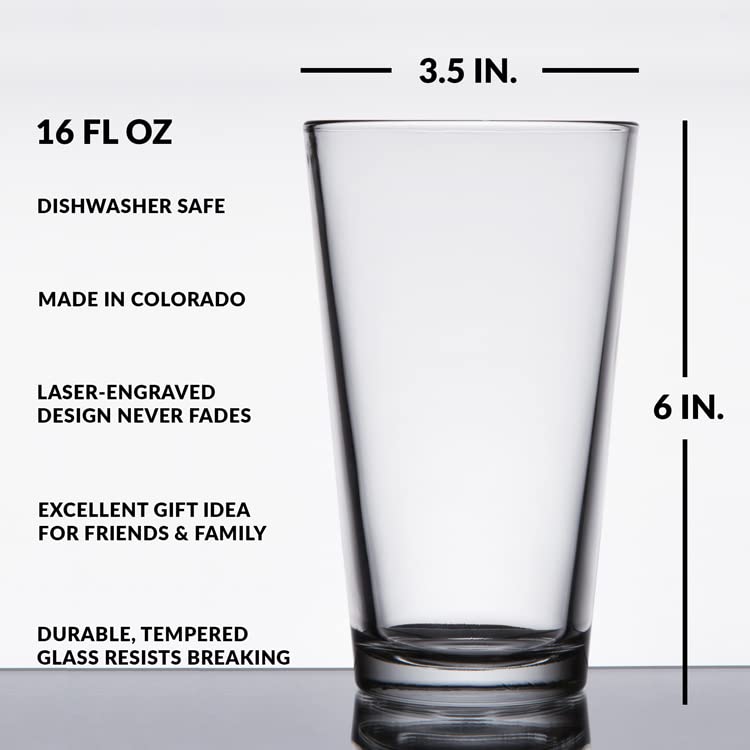 MANDALORIAN EMBLEM Engraved Pint Glass  Inspired by Mandalorian  Great Gift Idea & Decor!