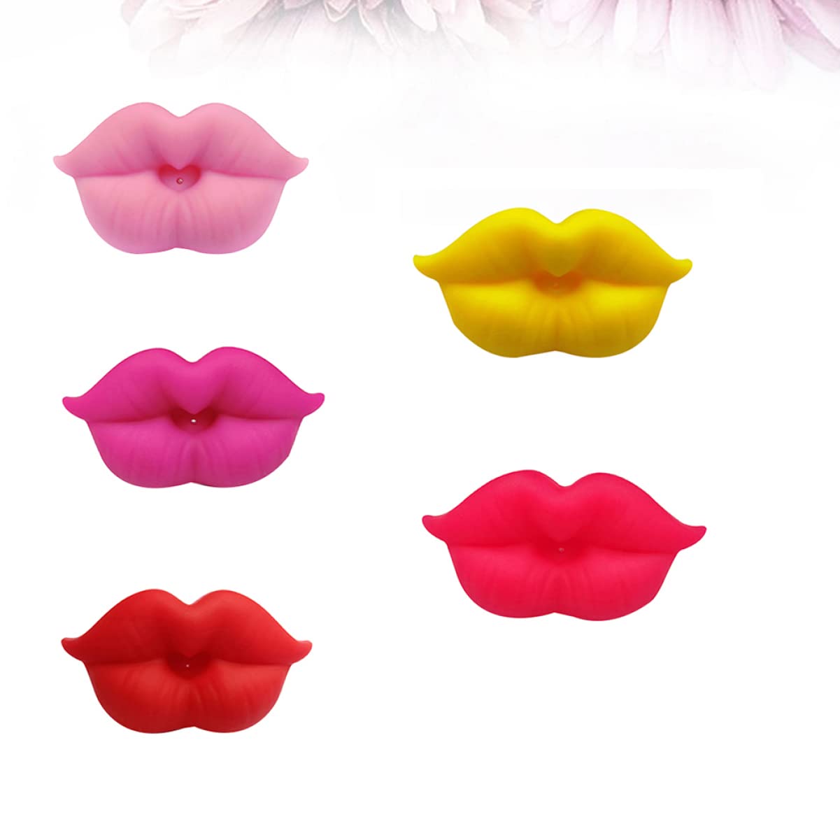 Toddmomy Chupete de labios para bebé, chupete de labios divertido, chupete en forma de labios, 10 uds
