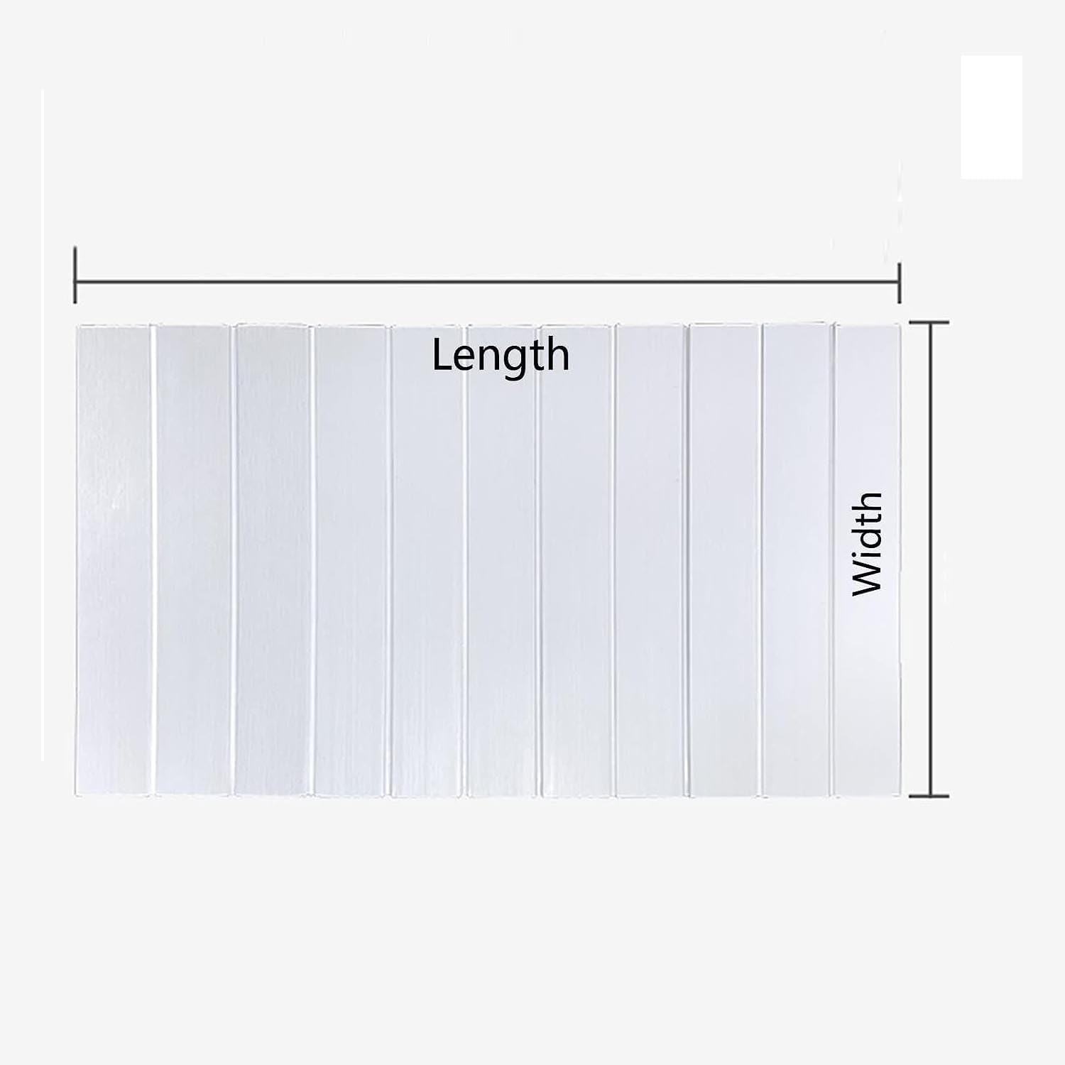 Cubierta de bañera plegable a prueba de polvo con persianas de 0.2 in de grosor impermeable para baños, spa, bujnie personalizable (color  blanco,