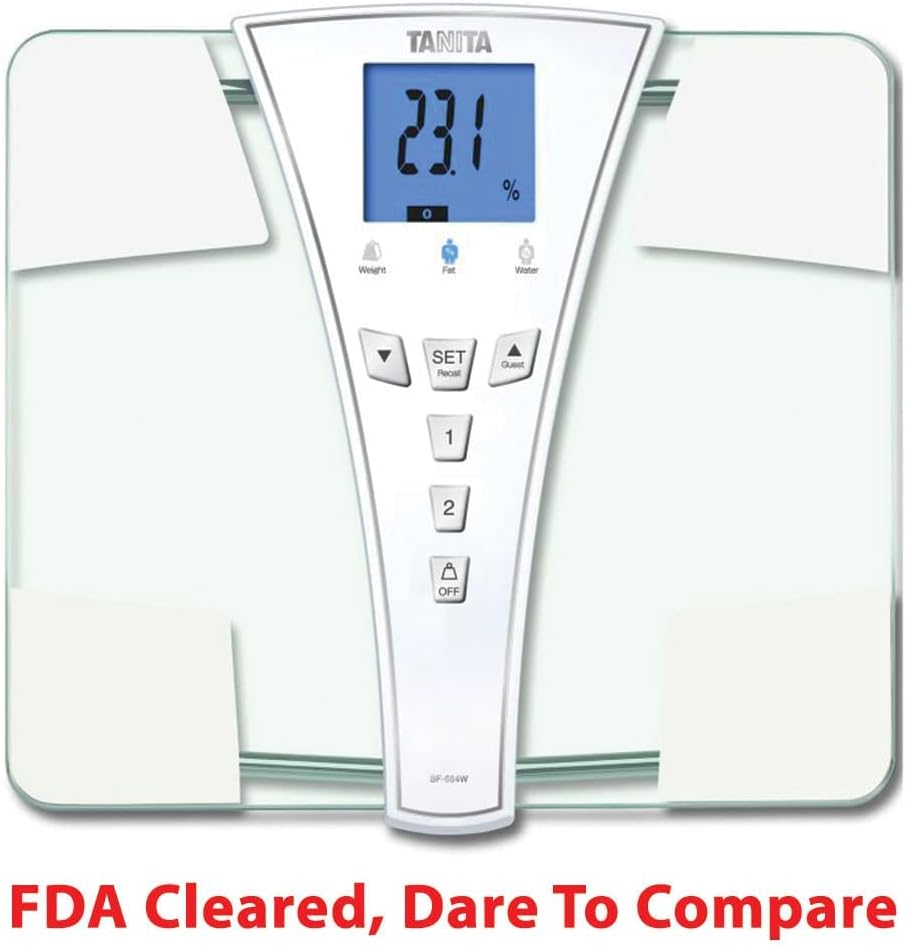 TANITA BF-684W BF-684W Báscula digital de grasa corporal y agua corporal aprobada por la FDA