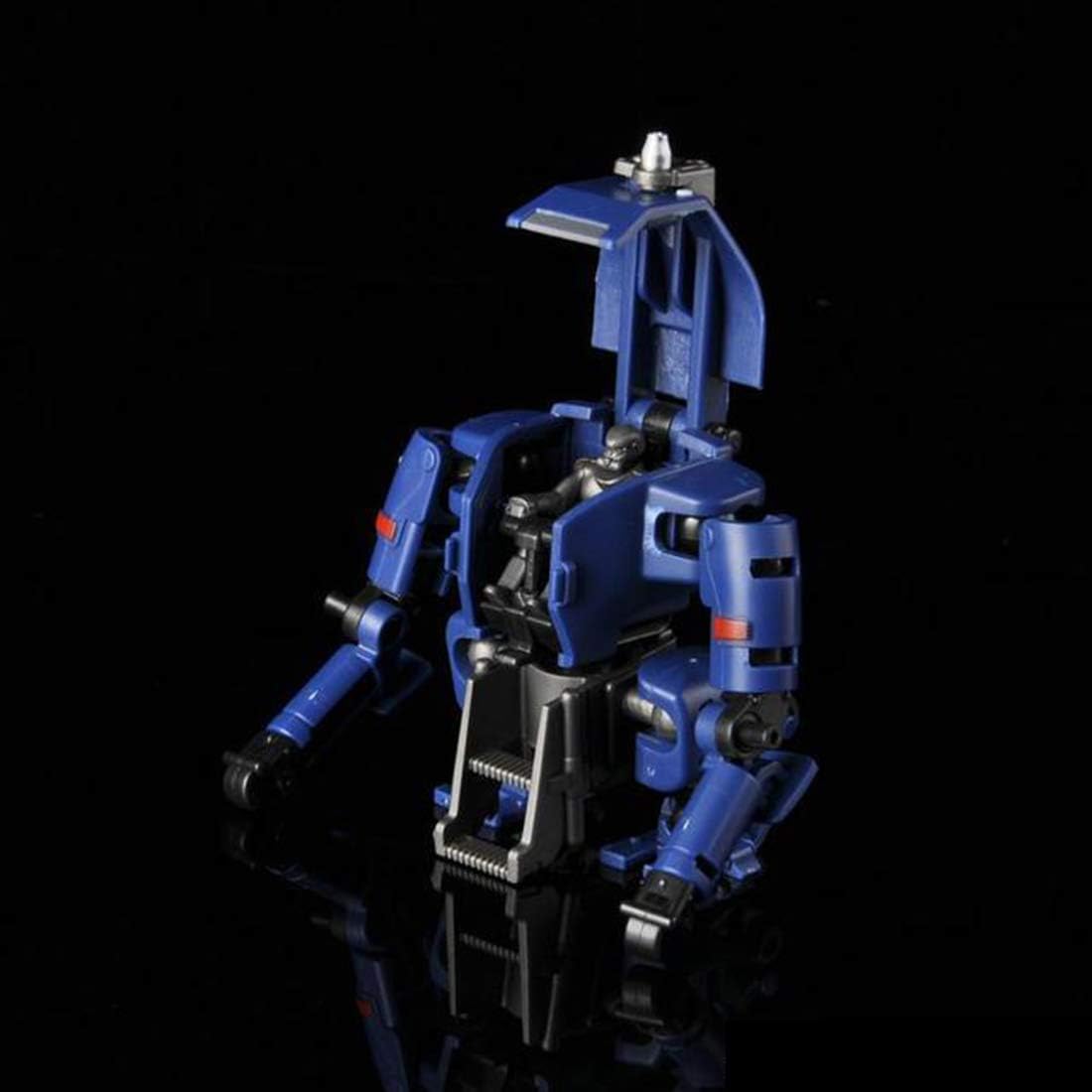 Scakbyer Mech – Kit de construcción de figuras de acción, 3.1 in, escala 160, robot de asalto, modelo MM001, azul océano