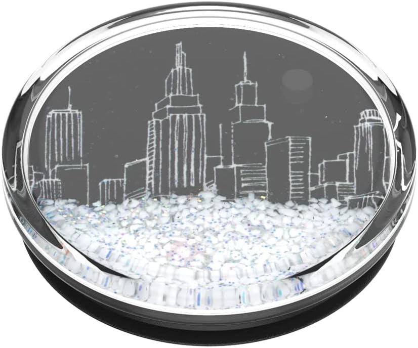 PopSockets Agarre para teléfono con soporte expansible, Tidepool – City Scape