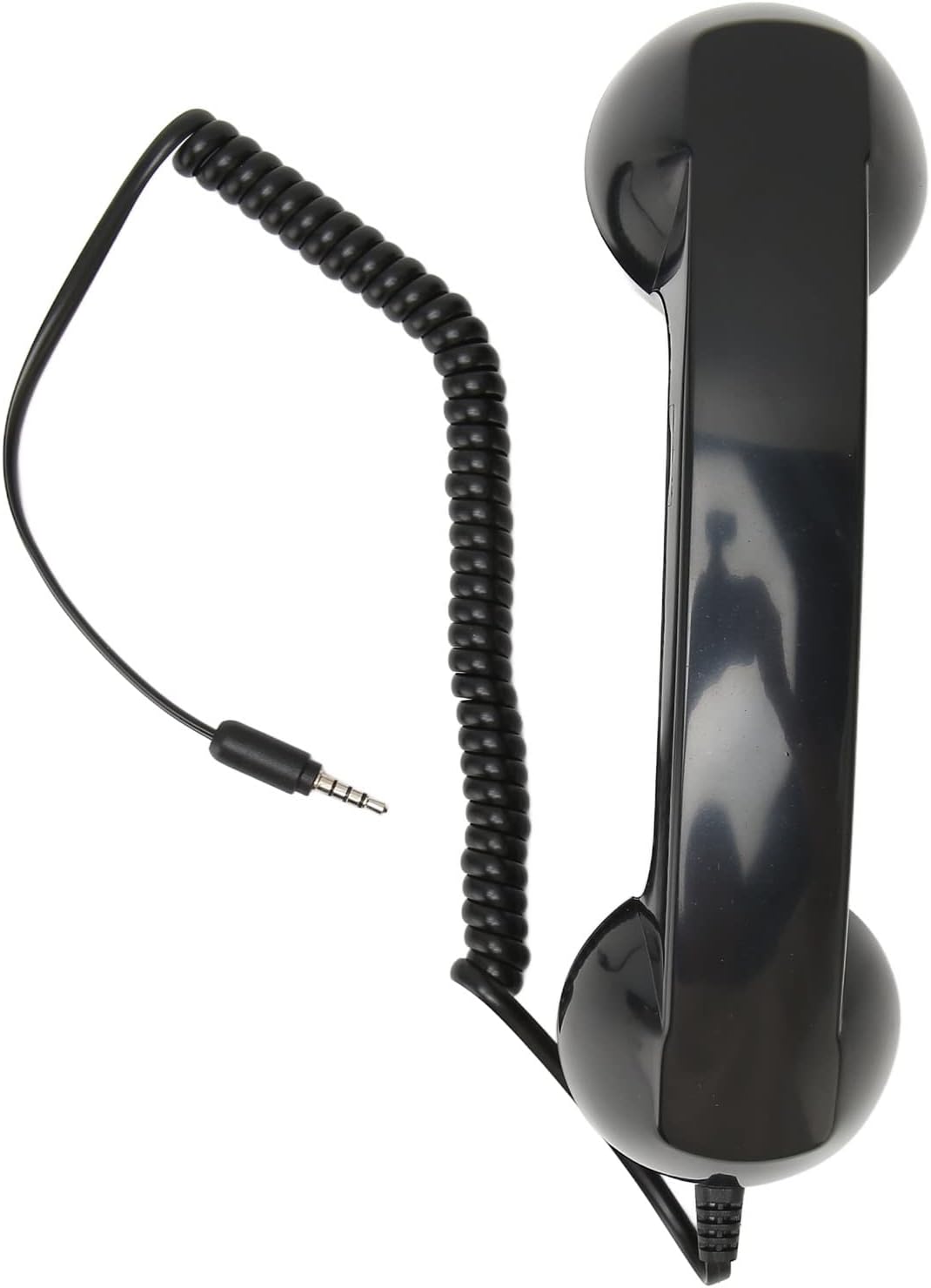 CCYLEZ Auricular de teléfono retro de 0.138 in, micrófono para teléfono celular, receptor de teléfono celular, mini receptor de mano, teléfono
