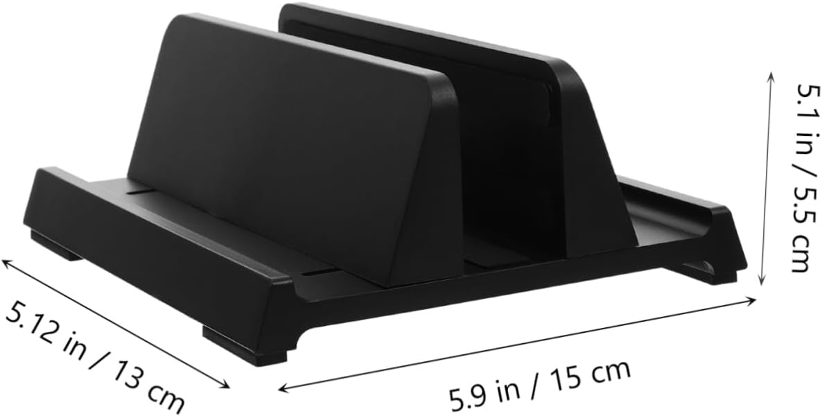 IMIKEYA Soporte vertical para computadora portátil, soporte para computadora portátil 3 en 1, soporte para computadora portátil 3 en 1, soporte