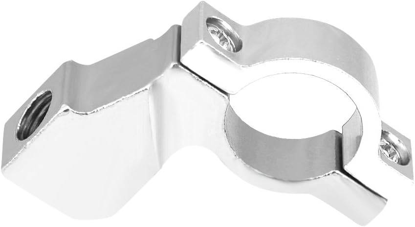 aqxreight – Soporte de espejo para manillar, soporte de espejo retrovisor de motocicleta de 0.394 in, soporte para adaptador de espejo de montaje en