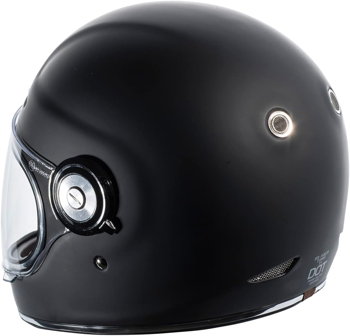 TORC – Casco de cara completa para motocicleta, de fibra de vidrio T1, aprobado por DOT y ECE, estilo retro