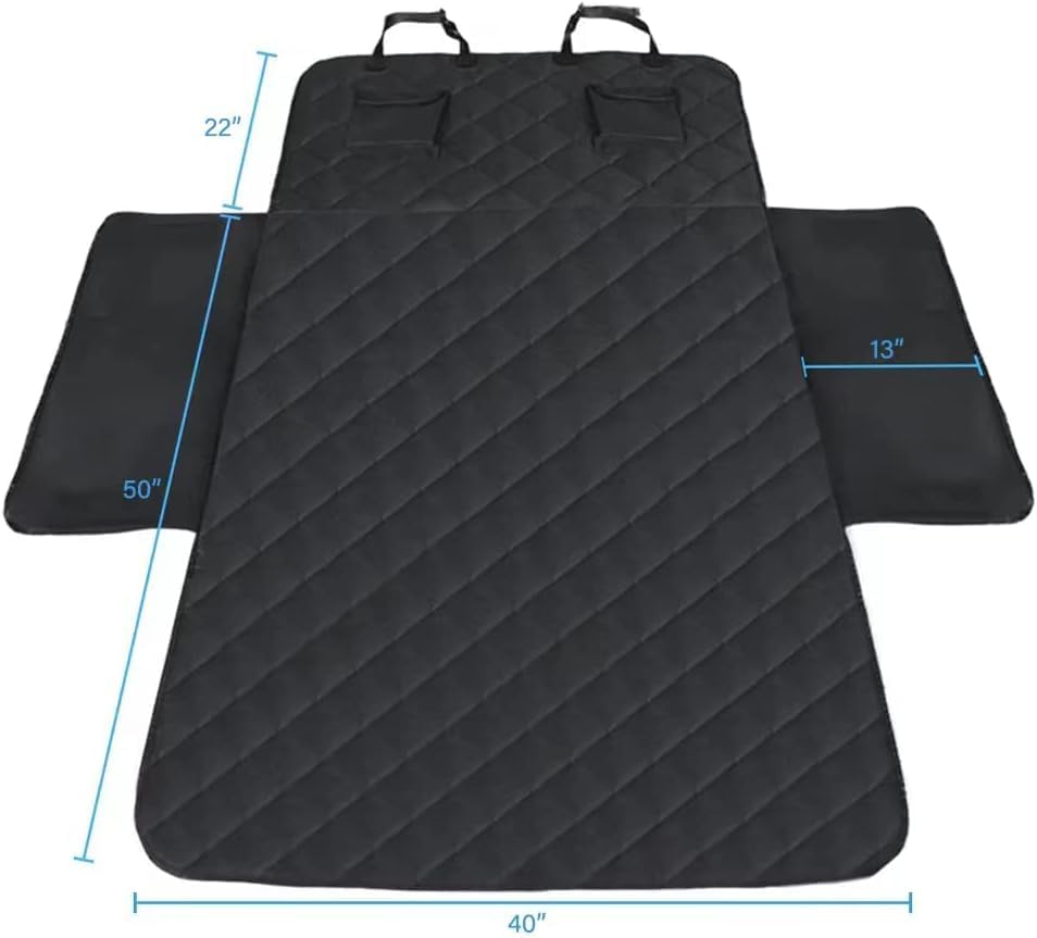 RBSC Home Funda de asiento trasero de automóvil para perros, forro de carga impermeable para perros, funda de carga resistente y antideslizante para