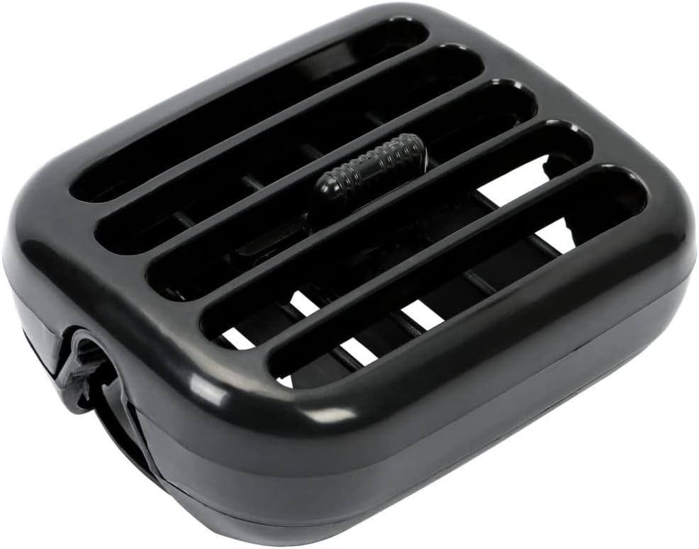 Se adapta a 3 piezas de aire acondicionado y aire acondicionado con bisel de ventilación negro compatible con Dodge 1998 1999 2000 2001 2002 Ram