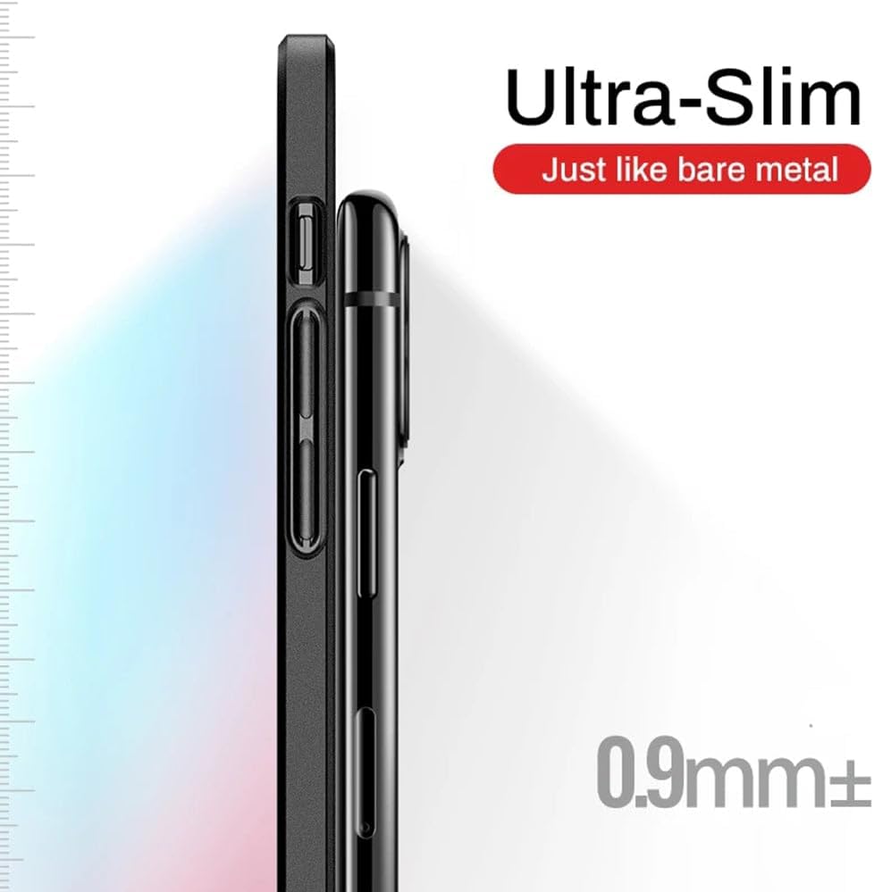 Casechics Funda compatible con iPhone, funda de lujo mate de policarbonato duro de lujo, ajuste delgado, ultra delgada, ligera, protección de lente