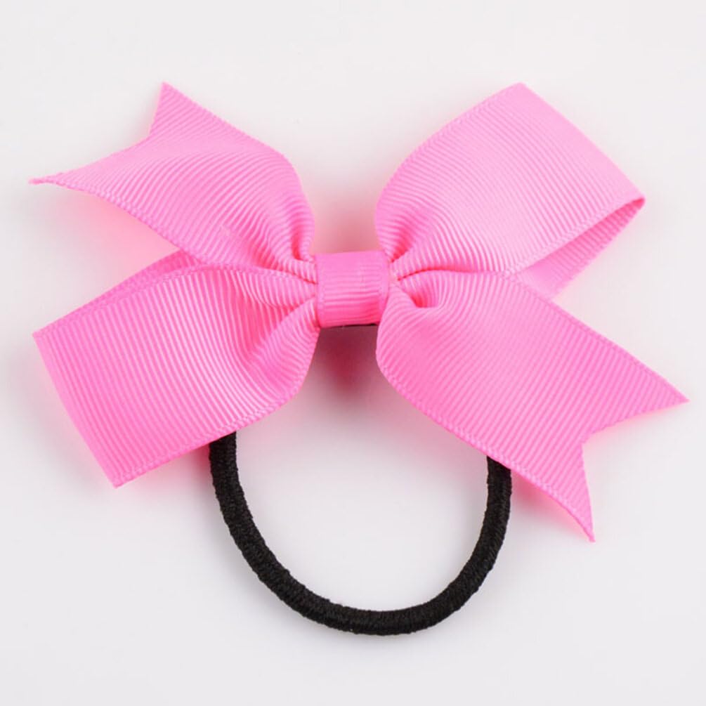 FRCOLOR Lazos para el pelo de 16 piezas para niñas, accesorios para el cabello para bebés, lazos elásticos de goma para el cabello para bebés,