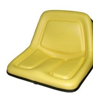 Compatible con el cortacésped John Deere, Minicargadora de dirección superior Asiento amarillo de respaldo alto Número de parte A-TY15863 Compatible con el cortacésped John Deere, Minicargadora de dirección superior Asiento amarillo de respaldo alto Número de parte A-TY15863
