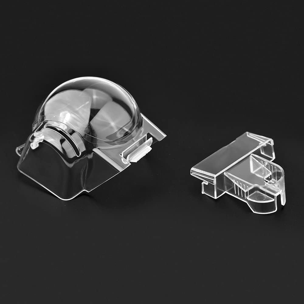 Cubierta protectora para cardán de cámara y clip de bloqueo de abrazadera para filtro de lente transparente, cubierta de cardán para DJI Mavic Pro
