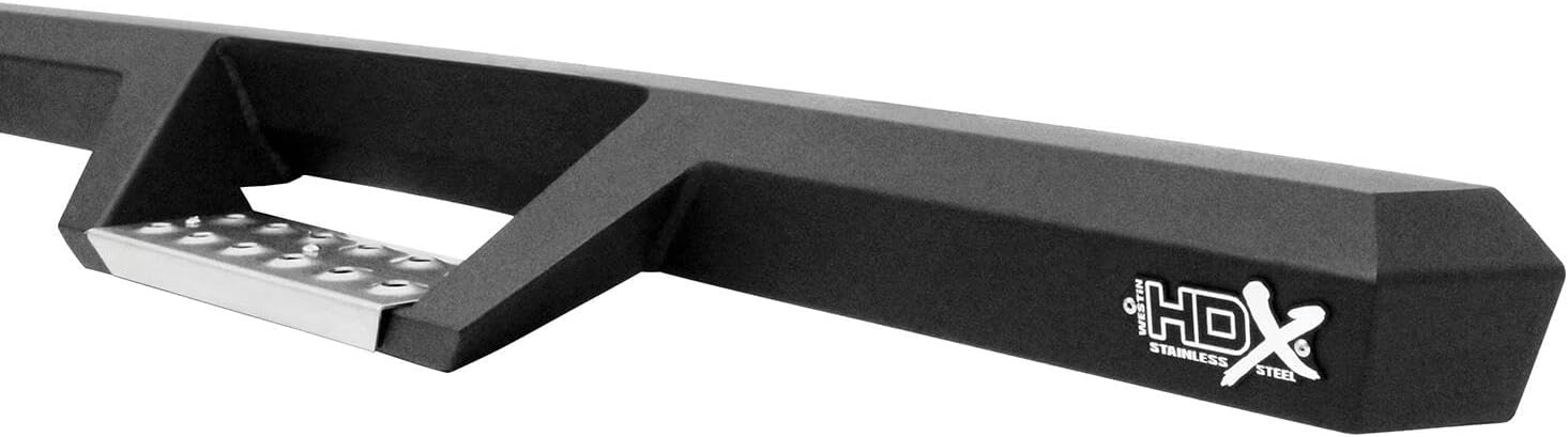 Westin 56-141252 HDX – Barras de paso de acero inoxidable Nerf  Compatible con Silverado Sierra 150025003500 2019-2023  doble cabina  1 par (negro)